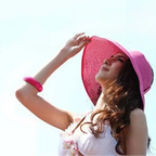 Sun Hut Straw Hat Cool And Foldable