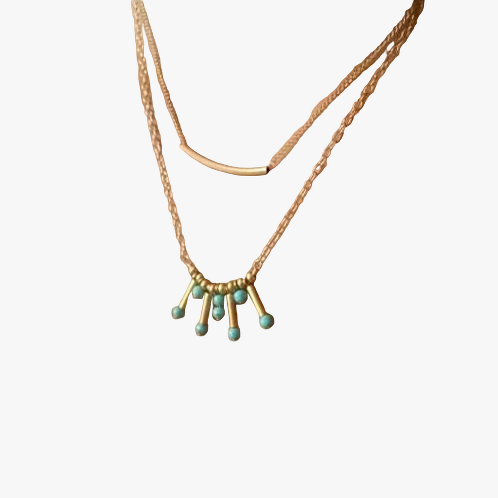 Turquoise Rain Necklace