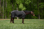 TuffRider Shelter Closed Front Stable Sheet-Black/Grey-68