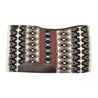 TuffRider Tech Contoured Double Weave Saddle Blanket With Felt-White/Red/Black-34 X 38 Inch