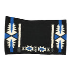 TuffRider Montana Contoured Single Weave Saddle Blanket-Blue/White-34 X 40 Inch
