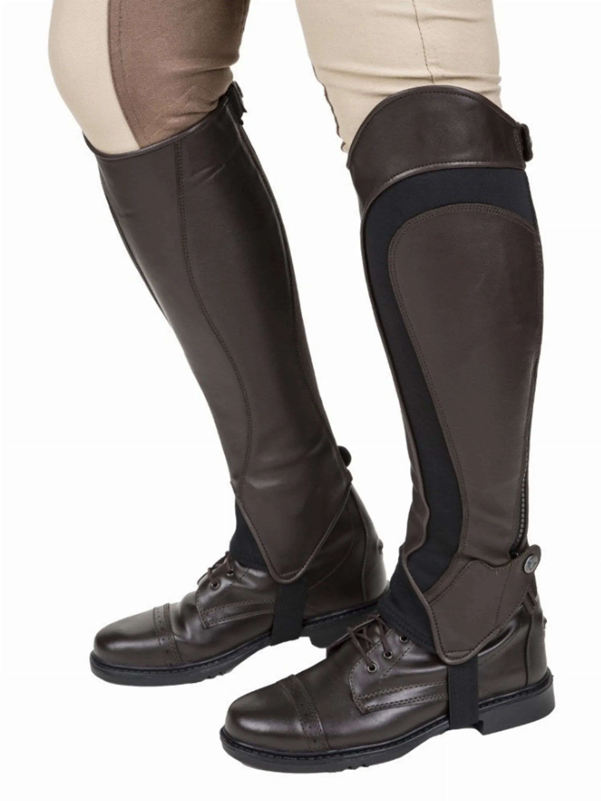 TuffRider Ladies Derby Leather Half Chaps