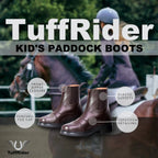 TuffRider Kid's Front-zip Paddock Boots