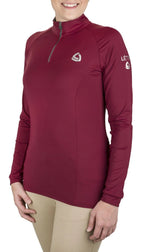 Lettia Women Quarter-Zip Neck UPF 50+ Sun Shirt