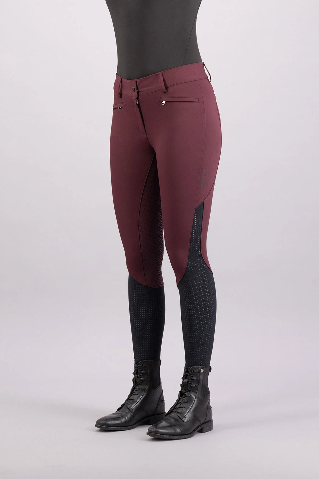 Euro-Star Riding Breeches ESAirflow FullGrip-Dark Berry-38