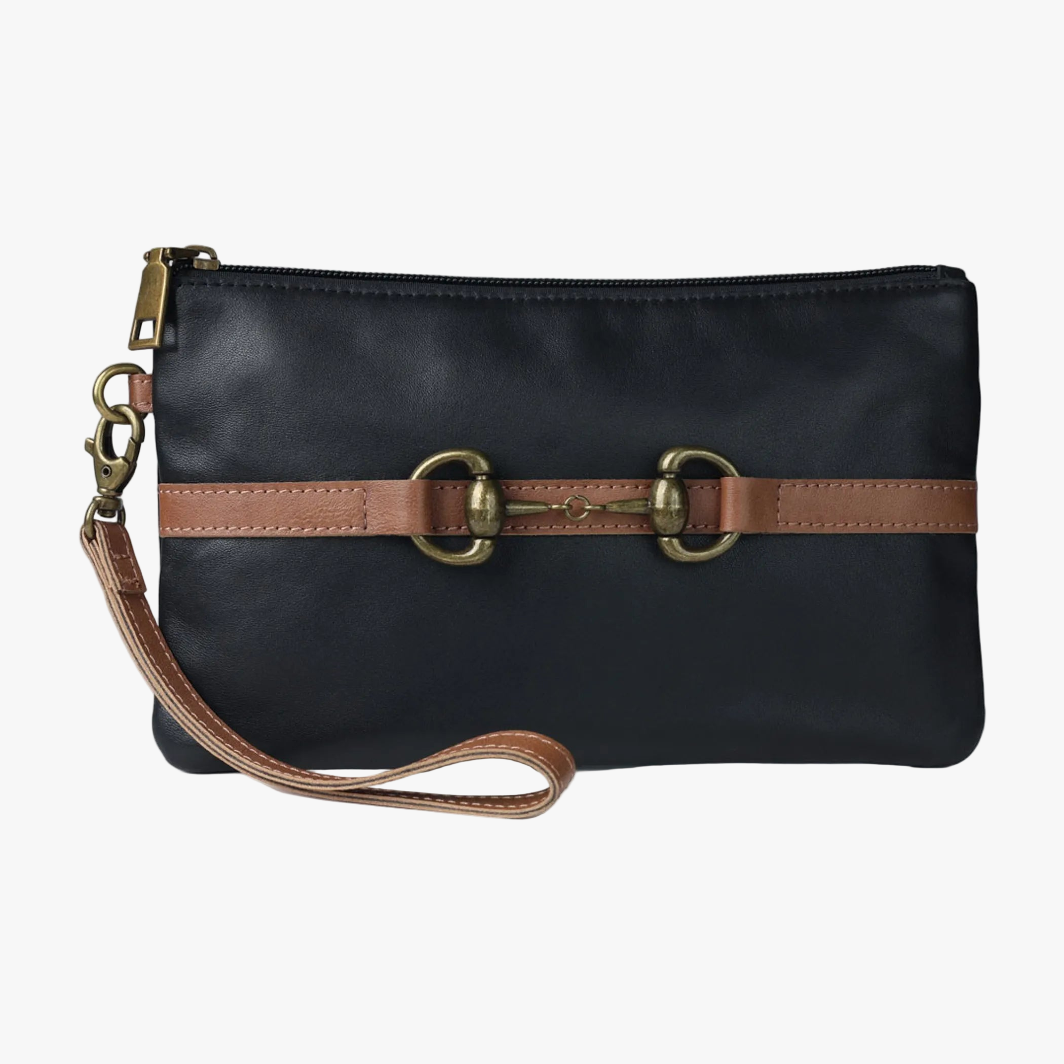 AWST Snaffle Bit Clutch Bag-Black