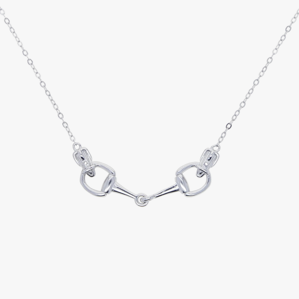 AWST Int'l Sterling Silver Snaffle Bit Necklace