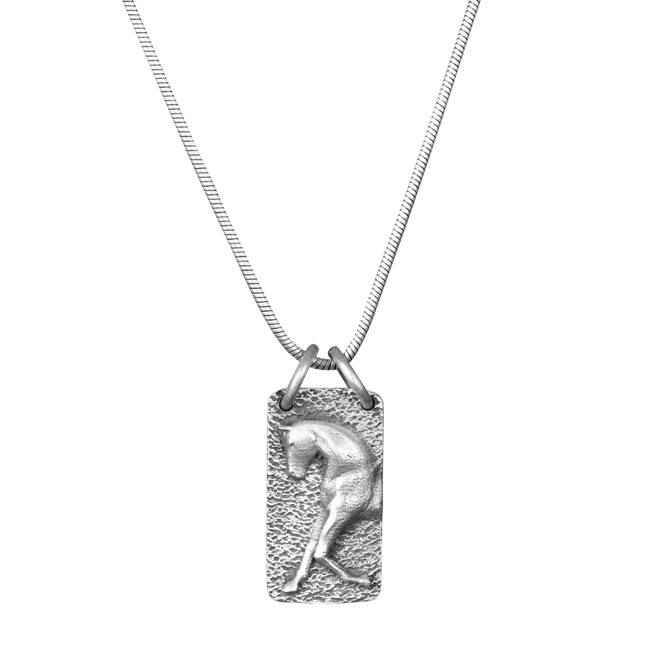 AWST Int'l Lila Extended Trot Necklace-Silver