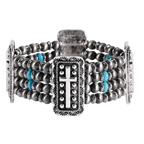 Bracelet Turquoise Multi Strand Cross