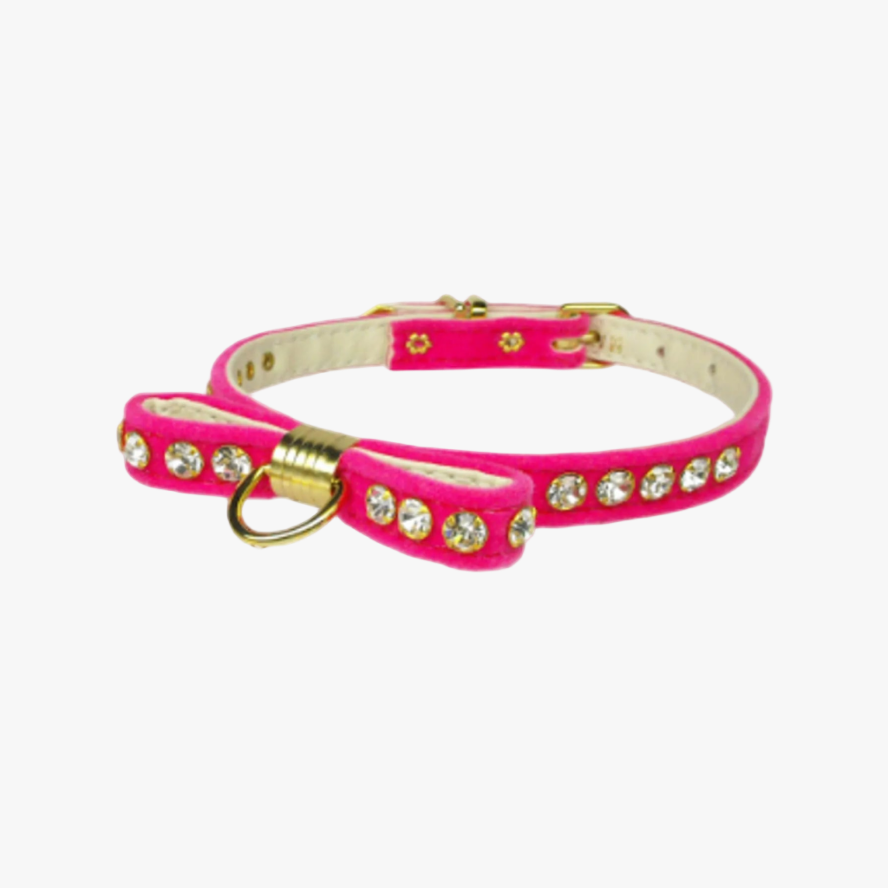 Dior-able Velvet Bow Dog Collar