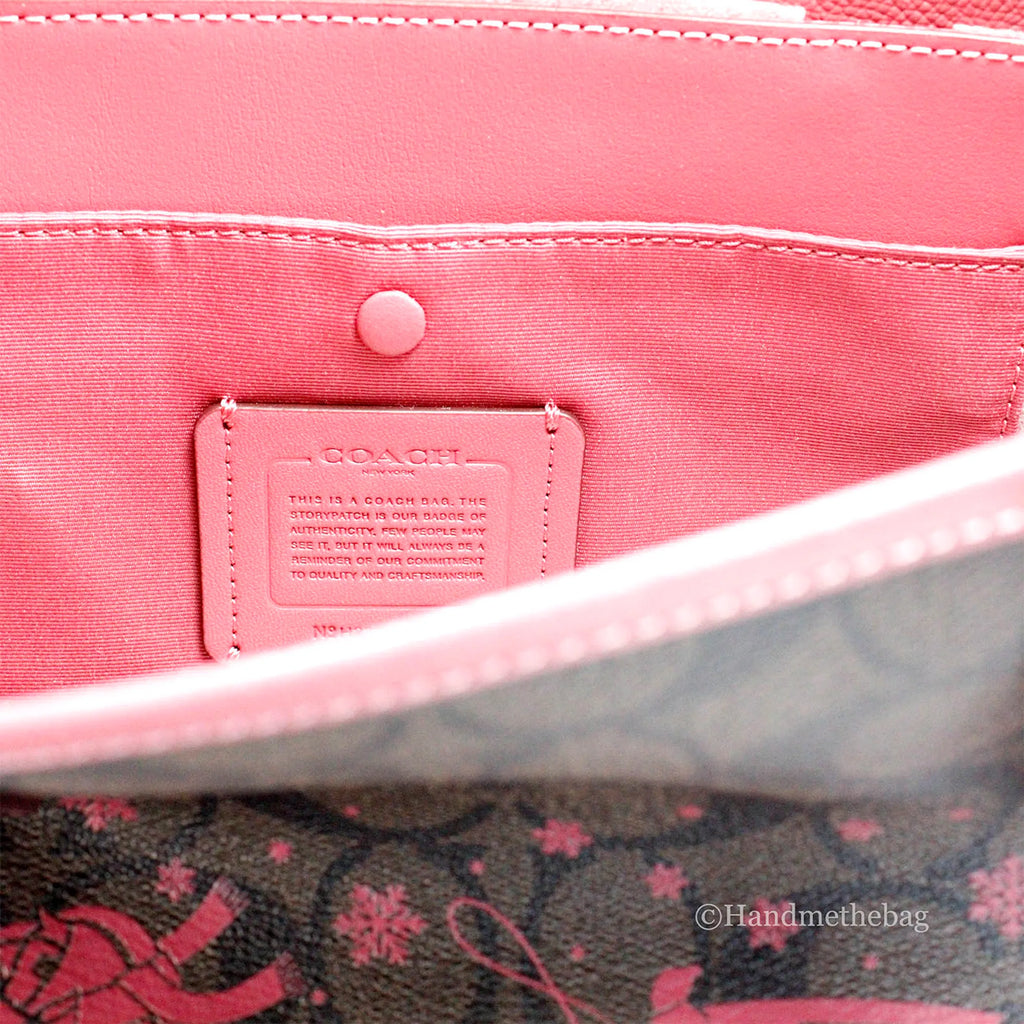 Coach Horse and Sleigh Signature PVC Mini City Tote