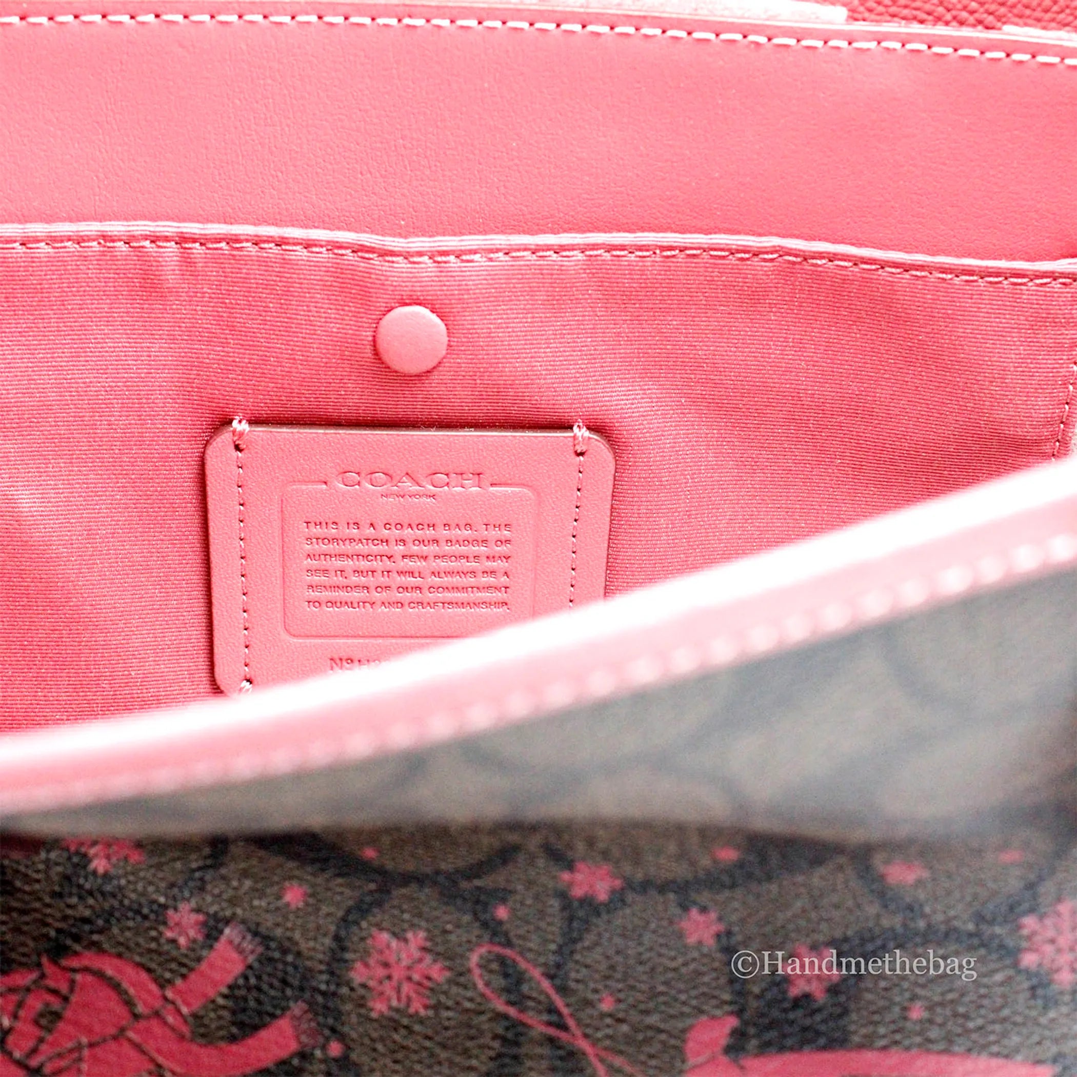 Coach Horse and Sleigh Signature PVC Mini City Tote