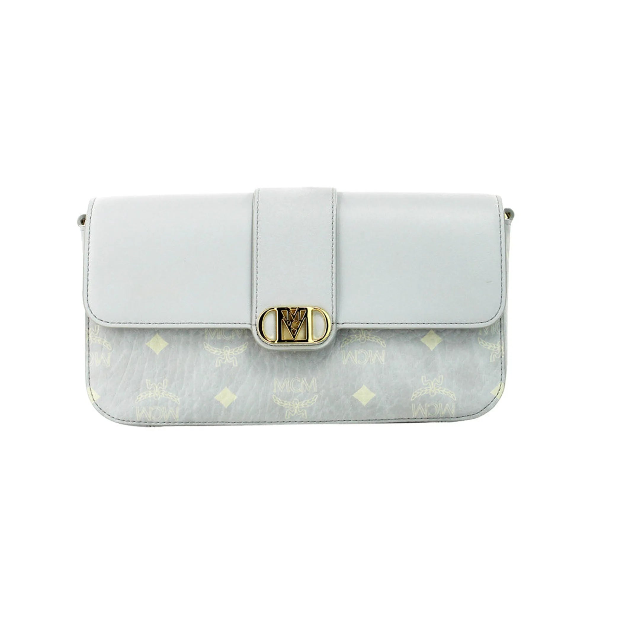 MCM Small Mode Travia Leather Shoulder Crossbody Clutch