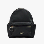Coach (CA210) Ellis Medium Nylon Black Shoulder Backpack Bag
