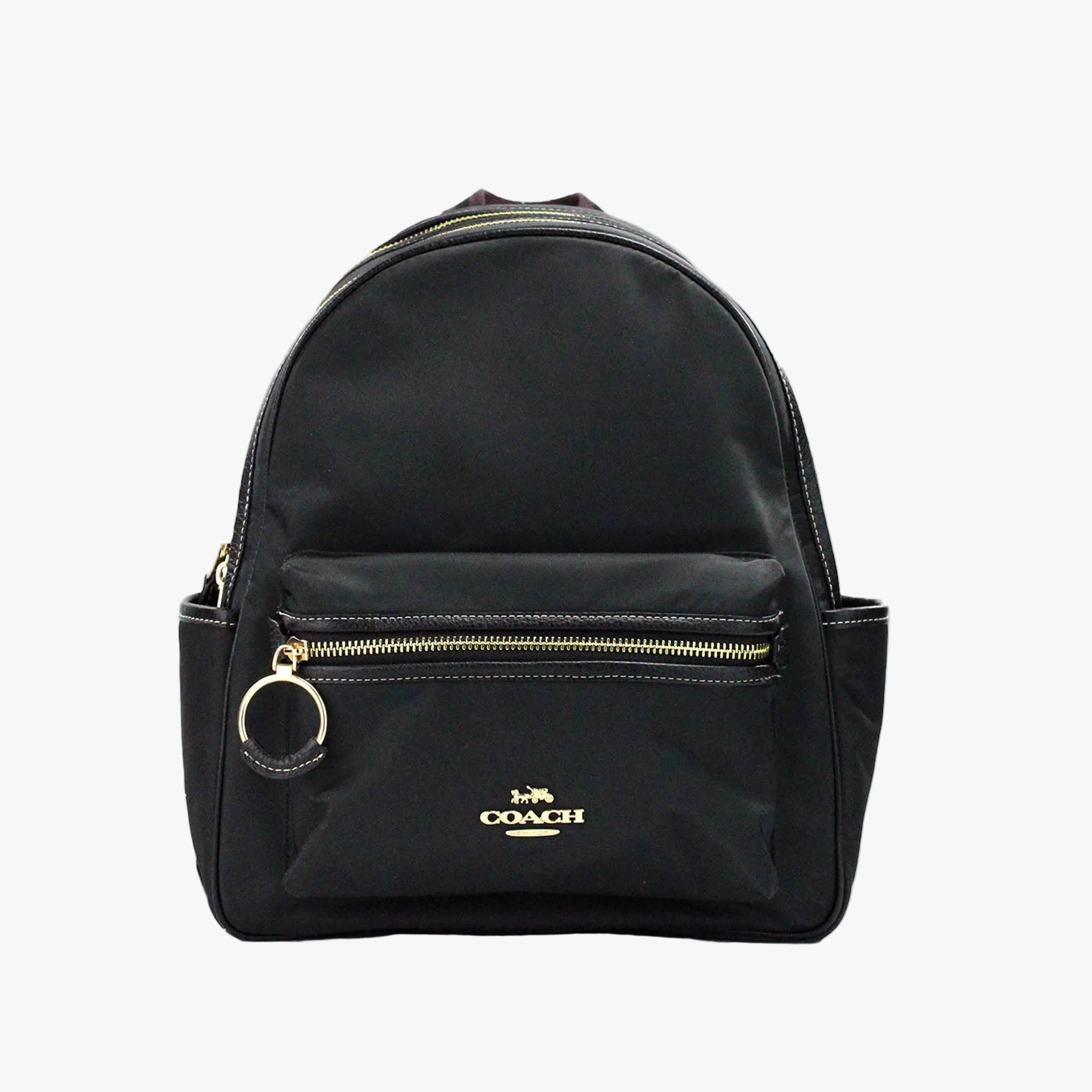 Coach (CA210) Ellis Medium Nylon Black Shoulder Backpack Bag