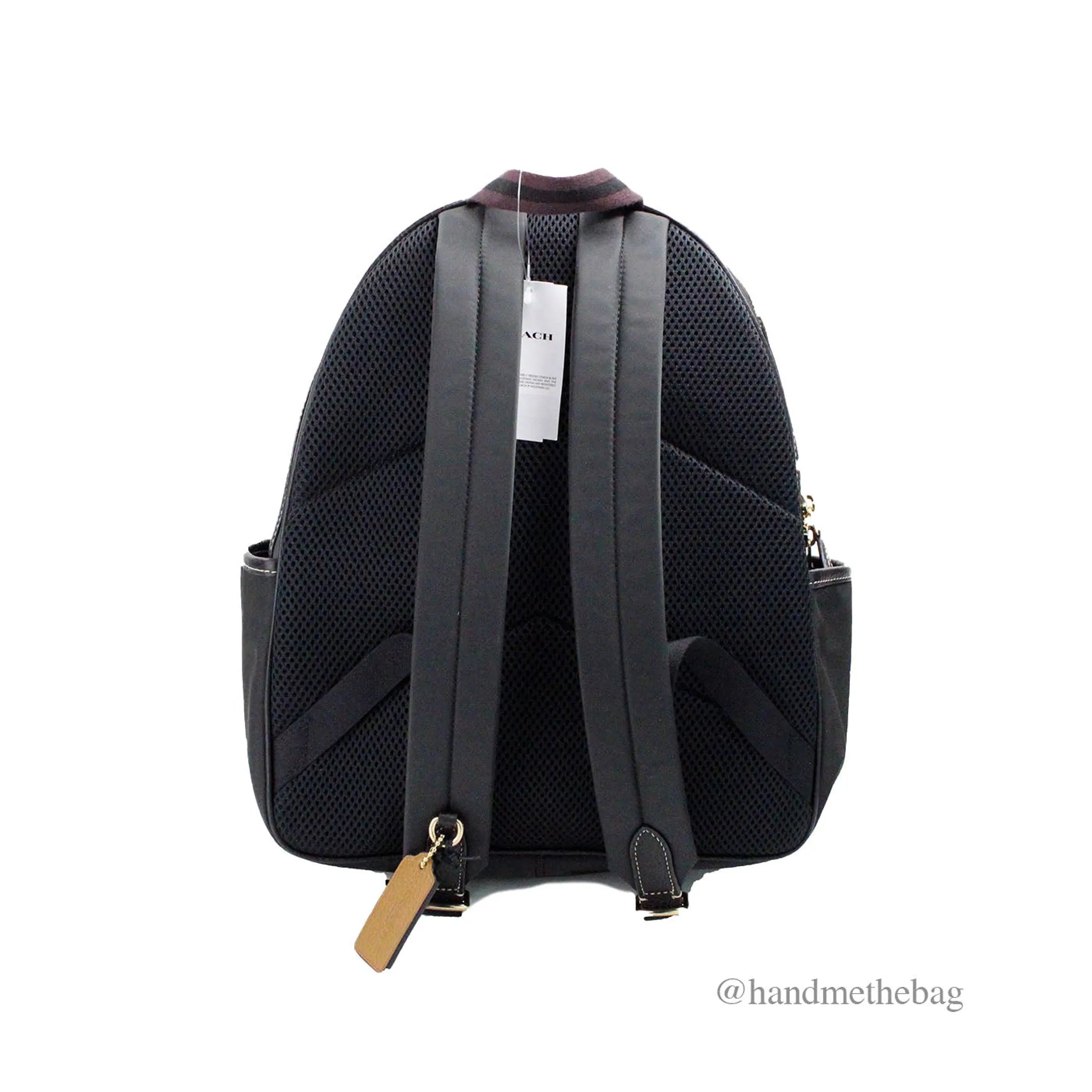 Coach (CA210) Ellis Medium Nylon Black Shoulder Backpack Bag