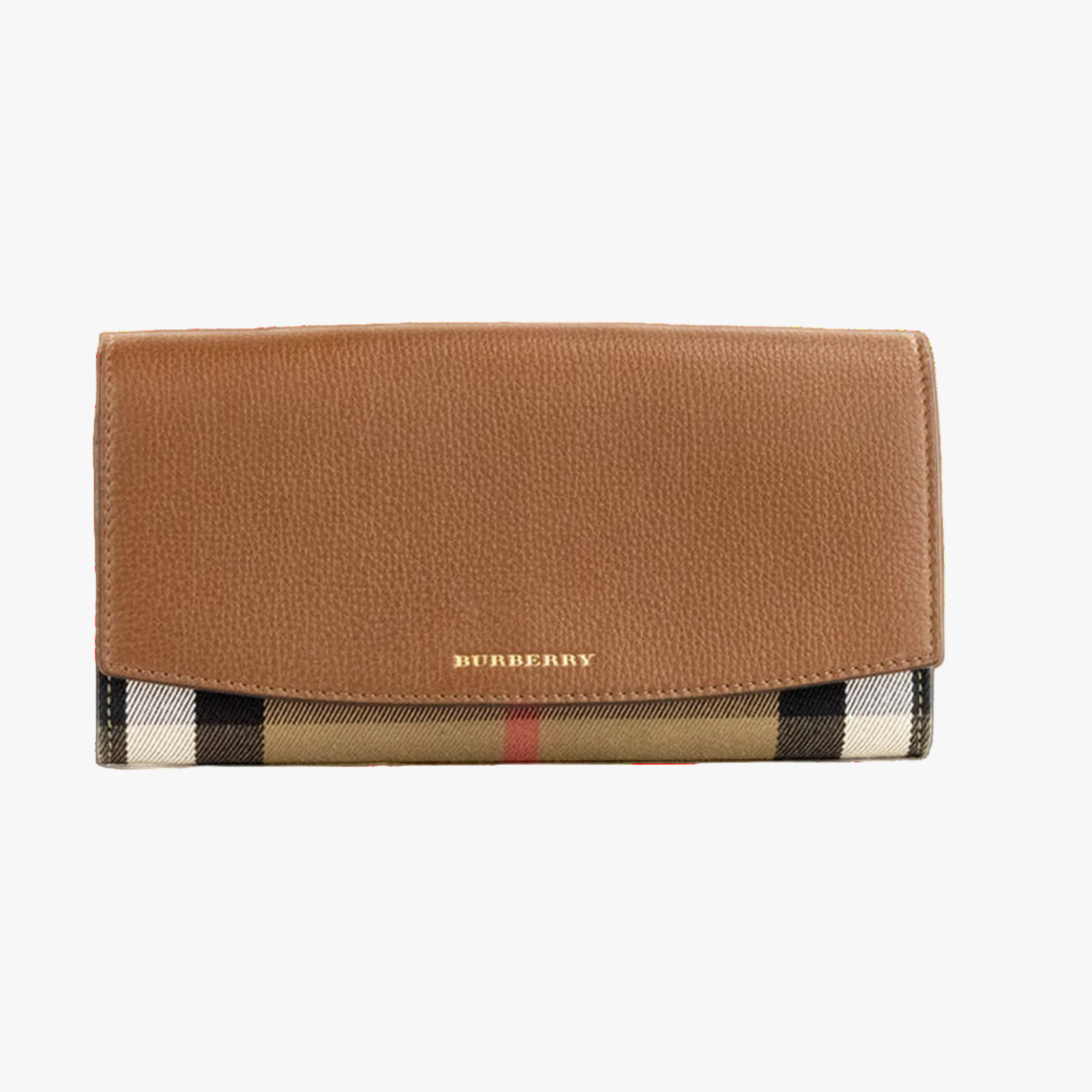 Burberry Henley Coca House Check Derby Convertible Wallet Crossbody
