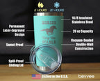 Horses Keep Me Stable Insulated Travel Tumbler - Horse Gifts