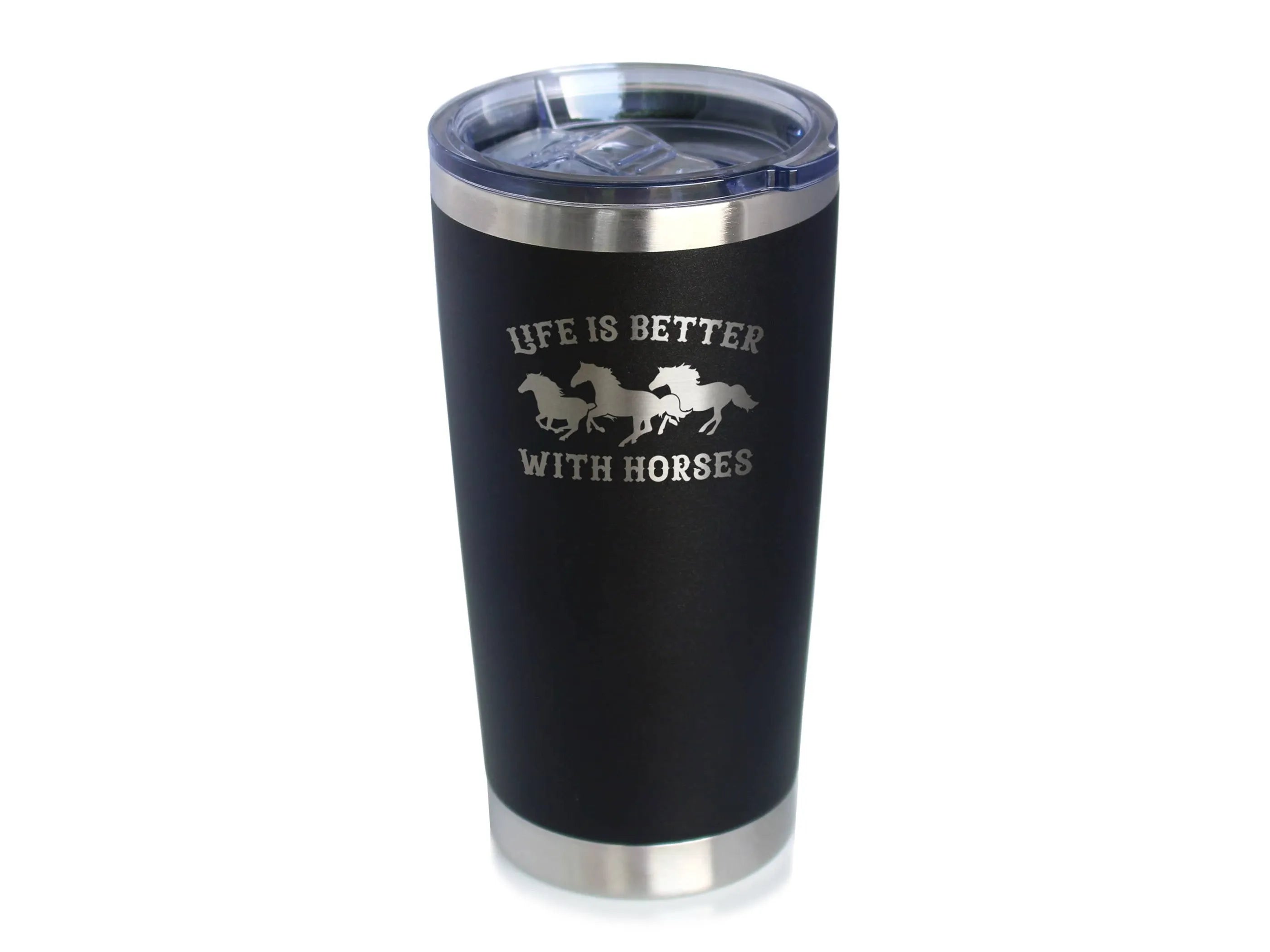 Better with Horses Insulated Travel Tumbler - Horse Gifts