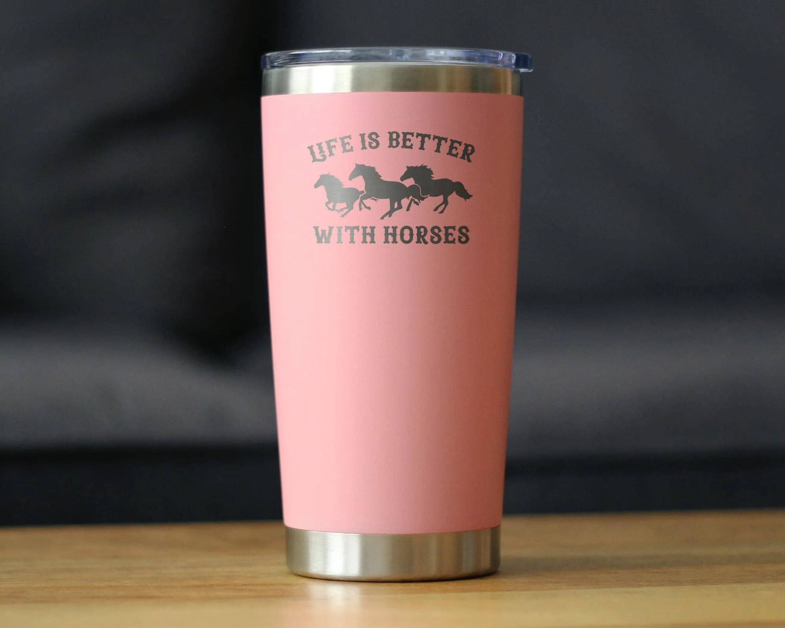 Better with Horses Insulated Travel Tumbler - Horse Gifts