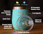 Horses Keep Me Stable Insulated Wine Tumbler - Horse Gifts