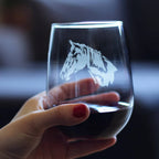 Horse Face Stemless Wine Glass - Equestrian Gifts and Decor