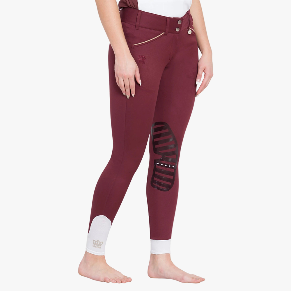 George H Morris Ladies Add Back Silicone Knee Patch Breeches