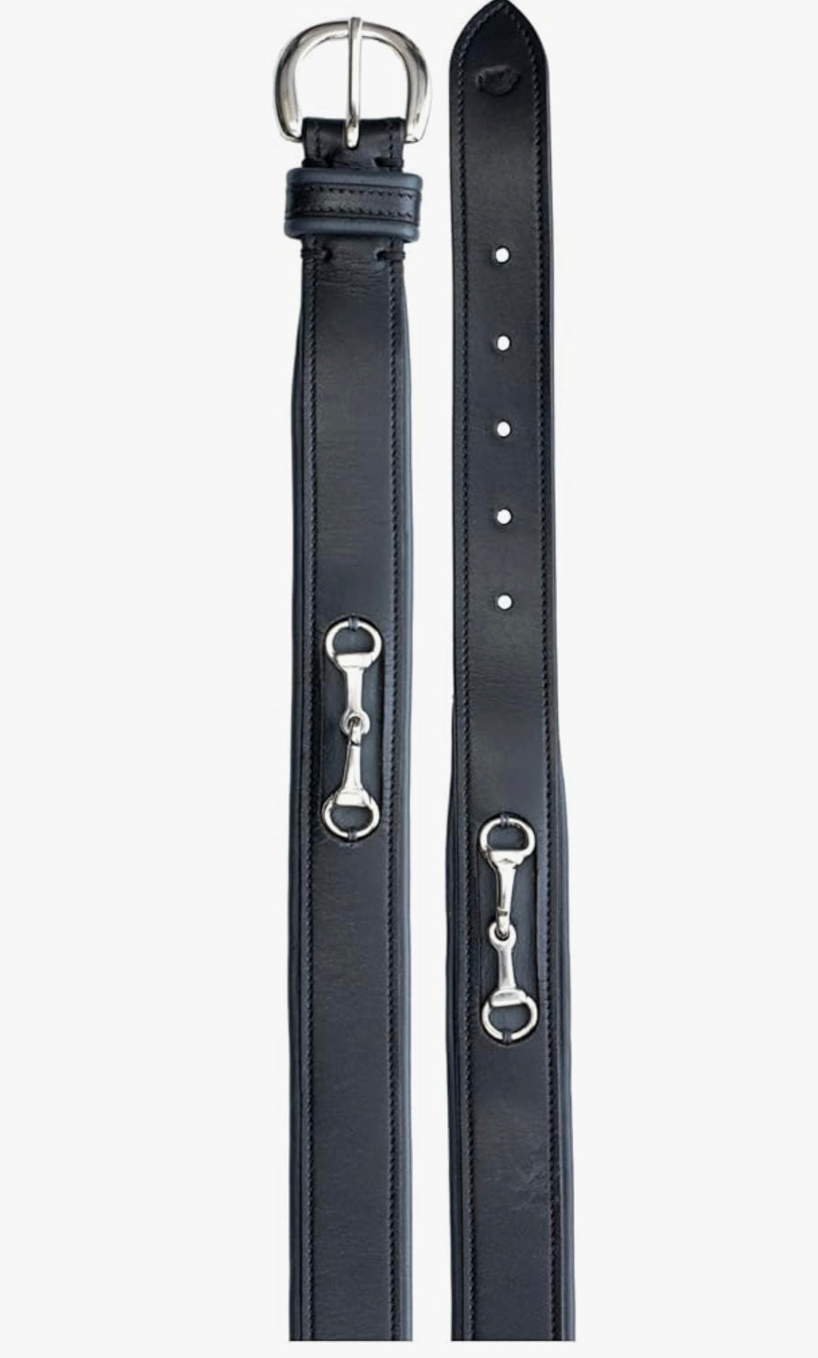 Equinavia Tirild Womens Leather Equestrian Horse Riding Belt with Bit Design.