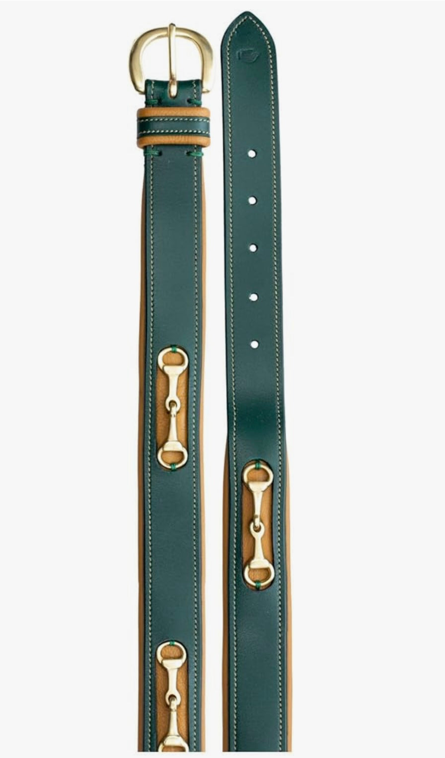 Equinavia Tirild Womens Leather Equestrian Horse Riding Belt with Bit Design.