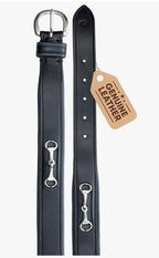 Equinavia Tirild Womens Leather Equestrian Horse Riding Belt with Bit Design.