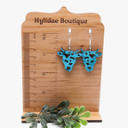 Turquoise Steer || Dangle Earrings
