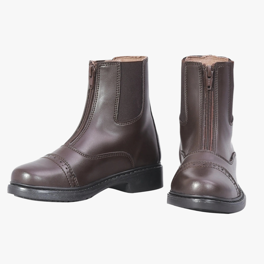 TuffRider Kid's Front-zip Paddock Boots