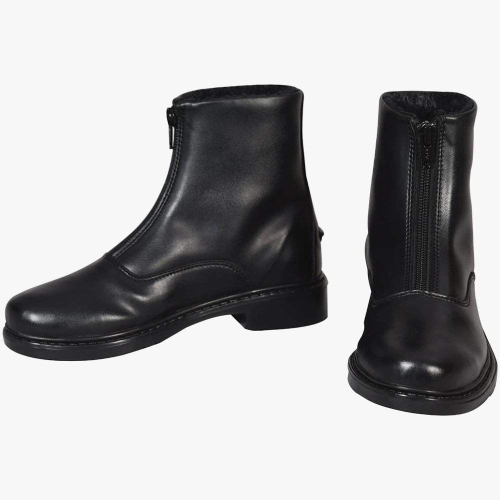 TuffRider Ladies Starter Winter Fleece-Lined Front Zip Paddock Boots