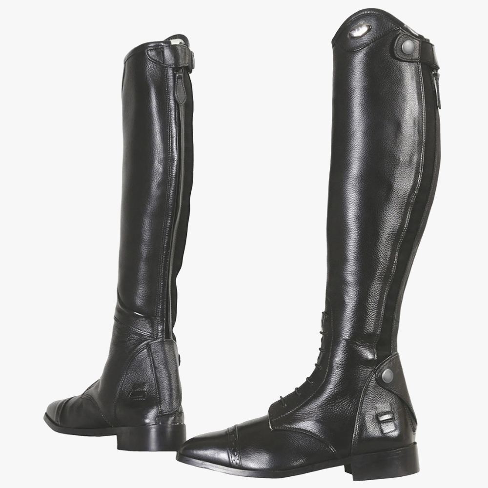 Tuffrider Women Leather Regal Field Boots - Color: Black | Pack Of: 1